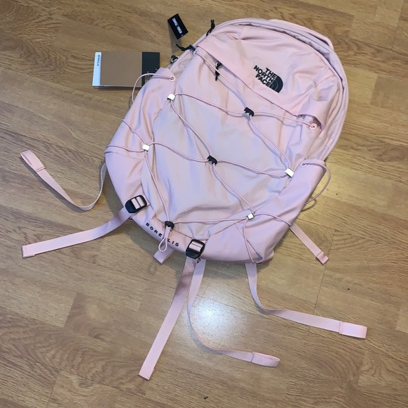 The North Face Handbags - NWT The North Face Borealis Backpack, Gray/ Pink